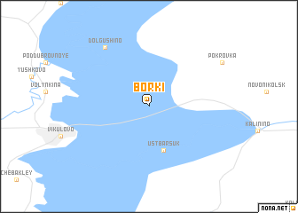 map of Borki