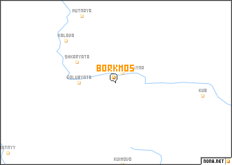 map of Borkmos