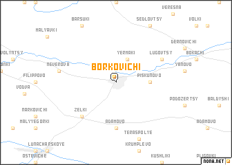 map of Borkovichi