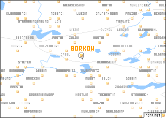 map of Borkow