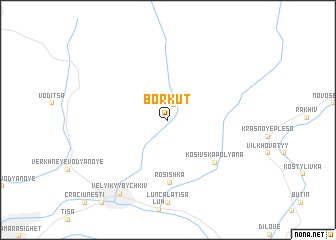 map of Borkut