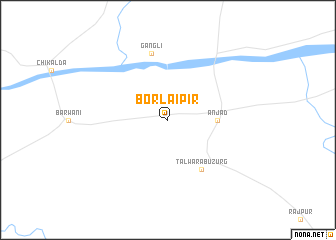 map of Borlai Pīr