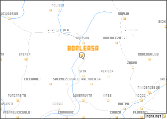 map of Borleasa