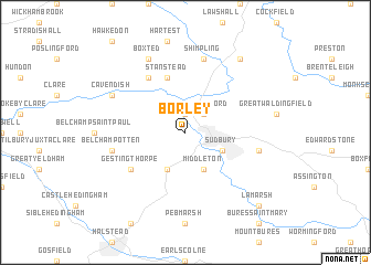 map of Borley