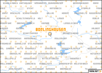 map of Börlinghausen