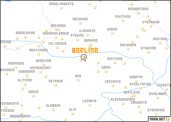 map of Borlino