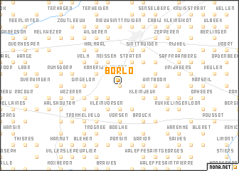 map of Borlo