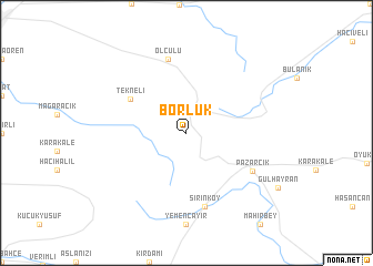 map of Borluk