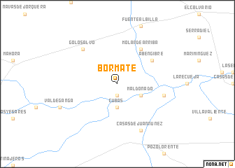 map of Bormate