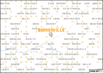 map of Bormenville