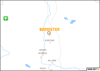map of Bormister