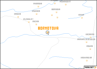 map of Bormotova
