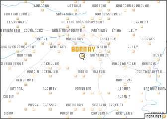 map of Bornay