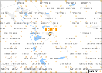 map of Borna