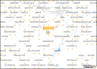 map of Borna