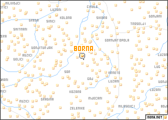 map of Borna