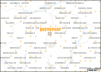 map of Bornerhof