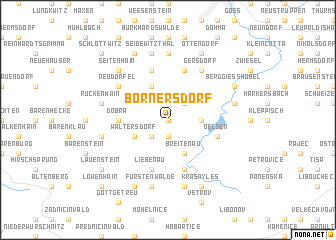 map of Börnersdorf