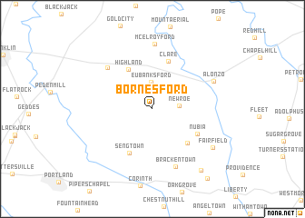 map of Bornes Ford