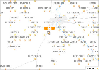 map of Borne