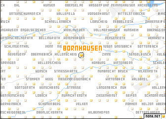 map of Börnhausen