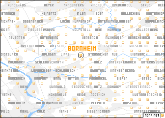 map of Bornheim