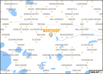 map of Bornhof