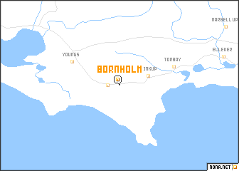 map of Bornholm