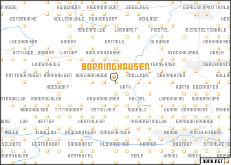 map of Börninghausen