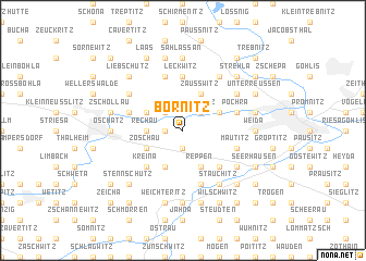 map of Bornitz