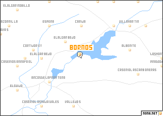 map of Bornos