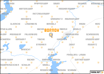 map of Bornow