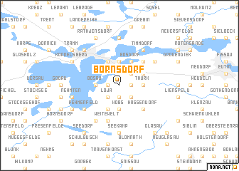 map of Börnsdorf