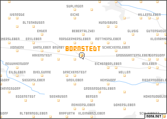 map of Bornstedt