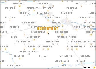 map of Bornstedt