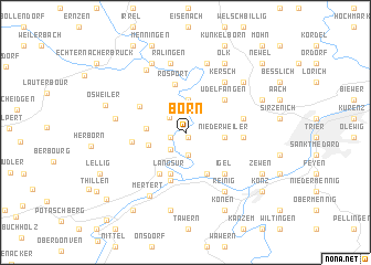 map of Born