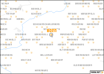 map of Born