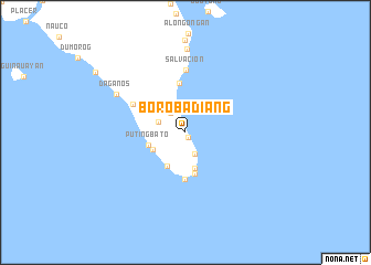 map of Borobadiang