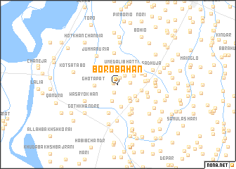 map of Boro Bahan