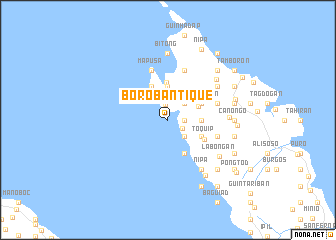 map of Borobantique