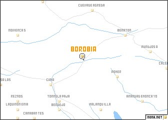 map of Borobia