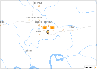 map of Borobou