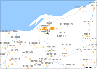 map of Borobuna