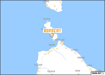 map of Borocay