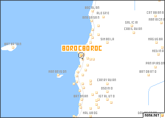 map of Borocboroc