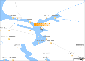 map of Borodava