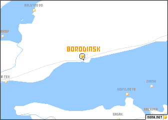 map of Borodinsk