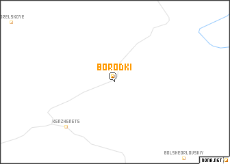 map of Borodki