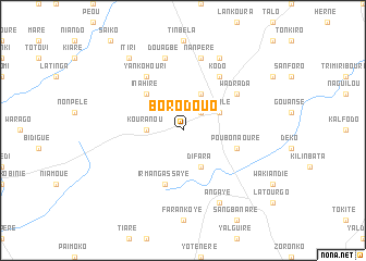 map of Borodouo