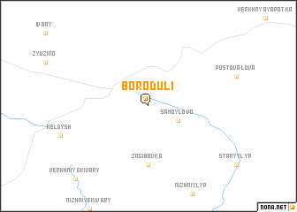 map of Boroduli